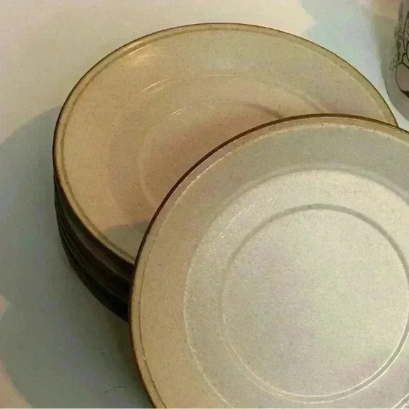 7 cup and saucer sets (14 pcs) Staffordshire Kiln Craft Bramble  stone ware - Picture 13 of 14